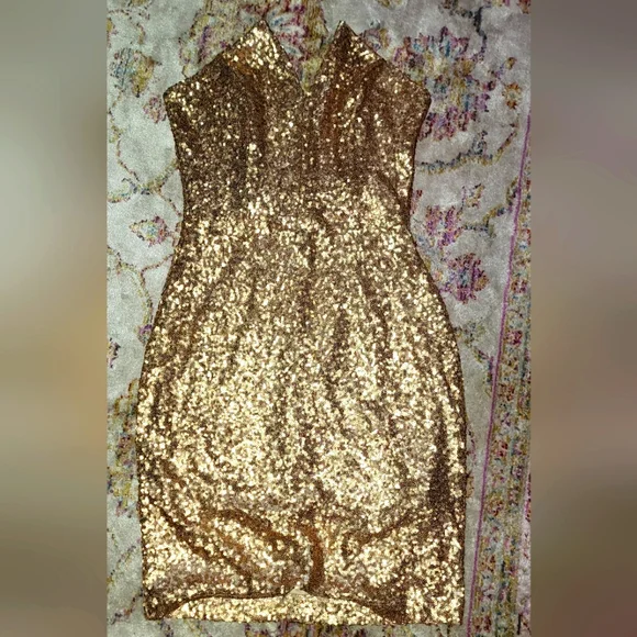 Mystic | Dresses | Mystic Light Gold Sequin Mini Dress | Poshmark Mystic | Dresses | Mystic Light Gold Sequin Mini Dress | Poshmark